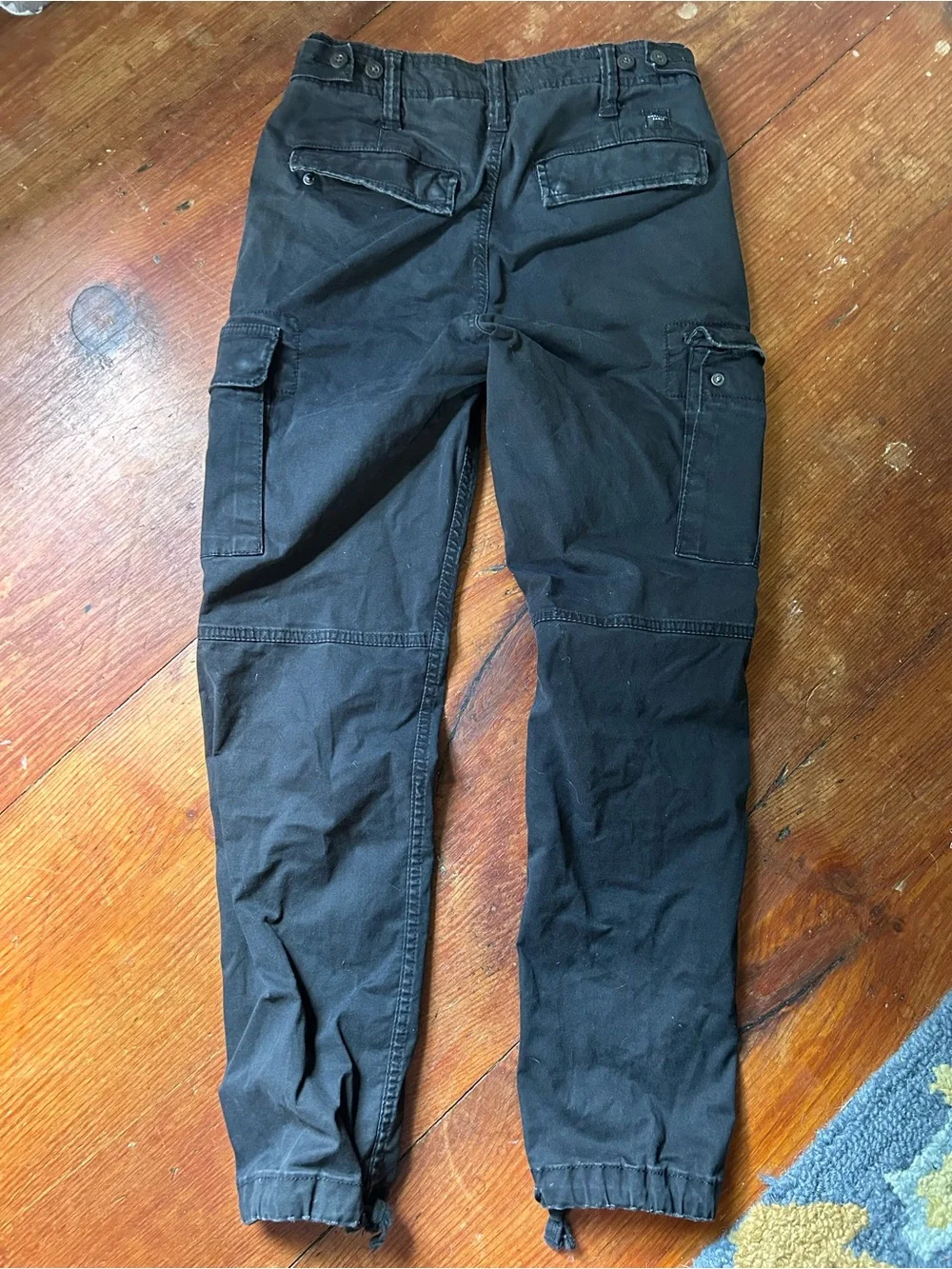 American Eagle Outfitters Black Cargo Jogger Pants